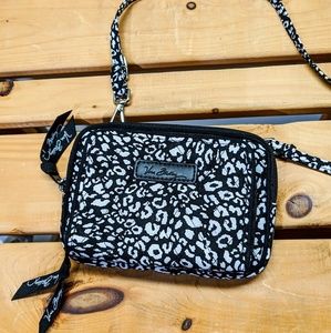 Vera Bradley leopard cheetah tiny crossbody bag